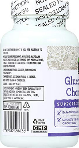 Glucosamina Condroitina, 120 ct – Fórmula de Alta Qualidade para Saúde das Articulações - 365 Everyday Value