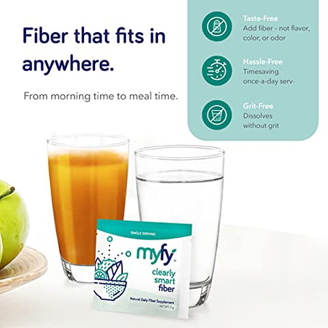 Pó de Fibra Prebiótica Natural – Apoio Digestivo Diário para a Saúde Intestinal – Solúvel e Transparente – Marca MyFy - MyFy