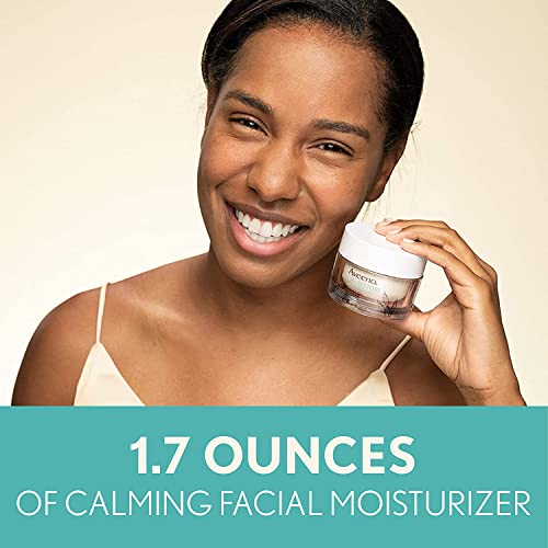 Calm Restore Gel Facial Hidratante para Pele Sensível, Creme Gel Leve Hidratante Facial com Aveia Prebiótica e Matricária, Hipoalergênico, Sem Fragrância – 50g - Aveeno