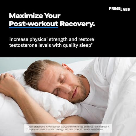 Prime Test Night Duty: Aumentador de Testosterona Noturno para Potência Máxima - Prime Labs