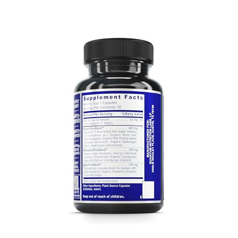 Labs – Suporte para Próstata, Fórmula para Saúde da Próstata, Suplemento Natural com Saw Palmetto Orgânico – 90 Cápsulas Vegetarianas - Quantum Nutrition