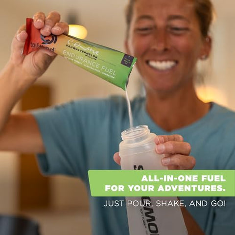 Endurance Fuel: Pó para Bebida Esportiva com Eletrólitos, Sem OGM, Livre de Soja, Laticínios e Glúten, Vegano, Sabor Melancia Dauwalter, 50 Porções - Tailwind Nutrition