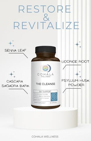 COHALA WELLNESS - Limpeza Intestinal – Prebióticos para o Cólon em 15 Dias – Marca Cleanse