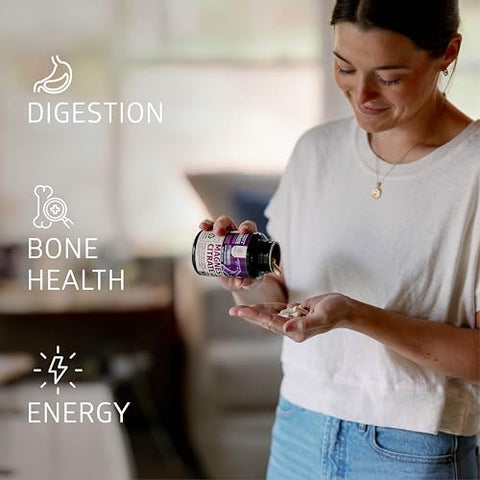 Number One Nutrition - Cápsulas de Citrato de Magnésio Puro 1250mg, Mineral Traço Purificado e de Fácil Absorção para Suporte Muscular e Digestivo, 120 Caps