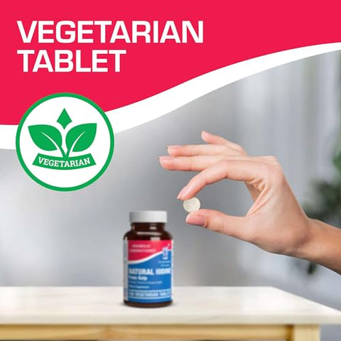 Anabolic Laboratories - Suplemento de Algas Marinhas com Iodo para Homens e Mulheres – 225 mcg de Iodo Natural – 100 Comprimidos Vegetarianos para a Saúde da Tireoide