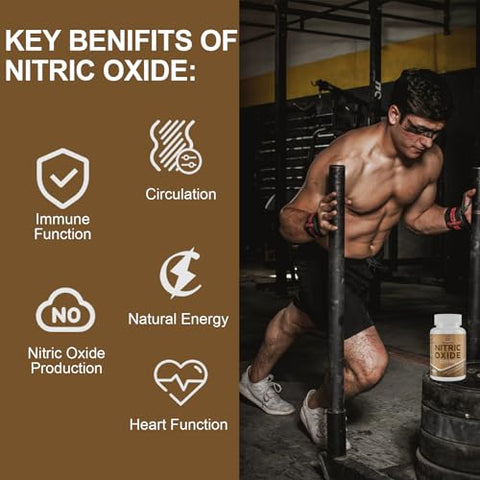SehatiKu - Suplemento de Óxido Nítrico 2255 MG – Potencializador de Óxido Nítrico
