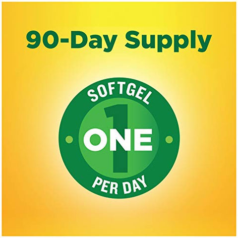 Nature Made - Vitamina B12 1000 mcg Softgels, 90 Unidades para Saúde Metabólica – Marca em Primeiro Lugar