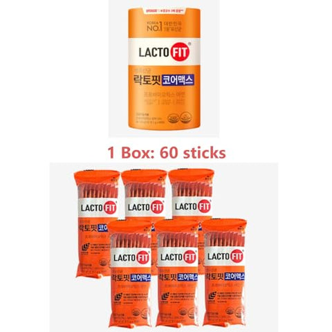 MENBLY - Lacto-Fit Probióticos Core Max 60 Sticks – Lactofit Pó Probiótico Chong-Kun-Dang CKD | 60g