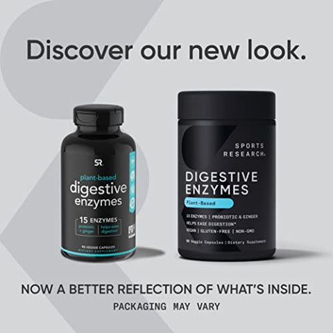 Digestive Enzymes with Probiotics Sports Research – Melhora a digestão e saúde intestinal