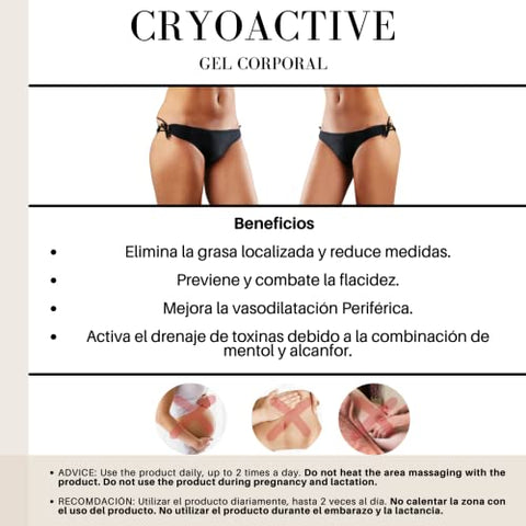 Goldine Care - Gel Criativo CRYOACTIVE – Redutor de Medidas e Celulite | 100g