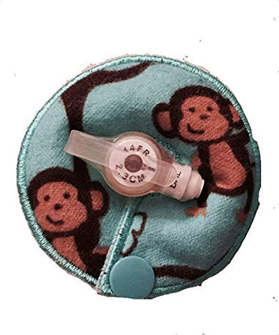 CUTIE BUTTON PADS - G/j Tube Pad 5 Pack (Dinos) – Protetor de Tubo Gastrojejunal 5 Unidades (Dinos)