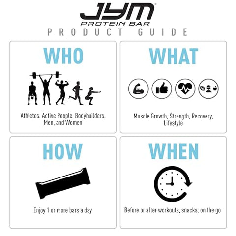 JYM Supplement Science - Barra de Proteína JYM, Coco Chocolate, Amigo da Dieta, Lanche Sem Culpa, Para Homens