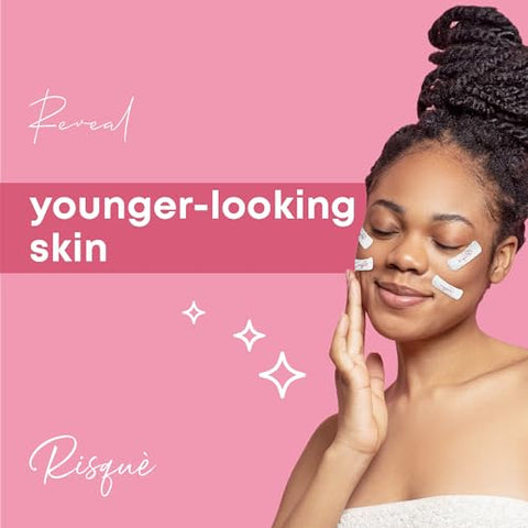 Risqué - Fita Lifting Facial Invisível para Rugas | Fita para Levantar o Rosto Invisível | Fita Lifting para os Olhos Invisível | Fita Lifting Facial | Fita para a Pele do Rosto | Fita para o Rosto