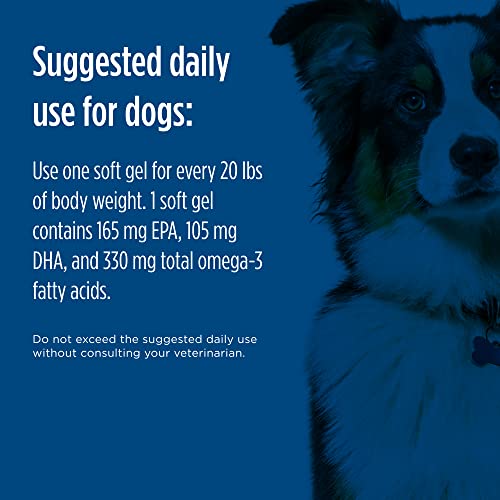 Omega-3 Pet – 180 Soft Gels – 330 mg – Óleo de Peixe para Cães com EPA - Nordic Naturals