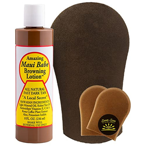 Maui Babe Tanning - Maui Babe Lotion Bronzeadora – Lotion Bronzeadora para uso externo 240ml com Rosto