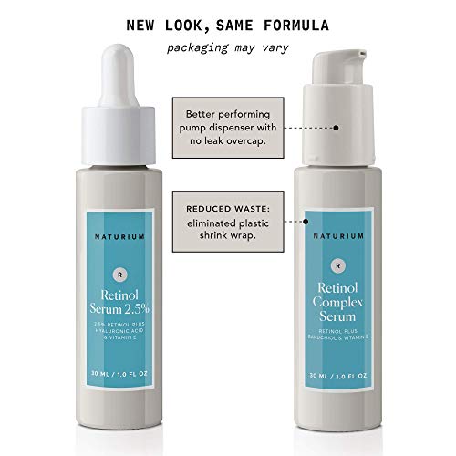 Retinol Complex Serum: Microencapsulated Retinols + Bakuchiol, Refinando a Pele – 30ml - Naturium