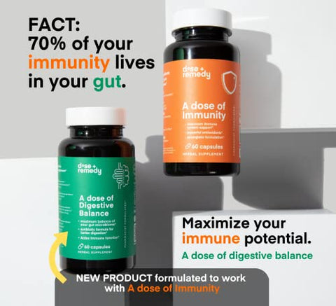 dose + remedy - Dose de Imunidade: Quercetina com Vitamina C e Zinco, Vitamina D, 500mg Quercetina Bromelina com Equinácea