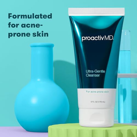 MD Ultra Gentle Face Cleanser – Limpeza Facial Diária para Pele Sensível, Suave e Revigorante com Chá Verde – 180 ml - Proactiv