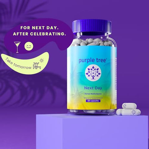 purple tree - Árvore roxa Next Day, Bem-estar pós-celebração | Reposição