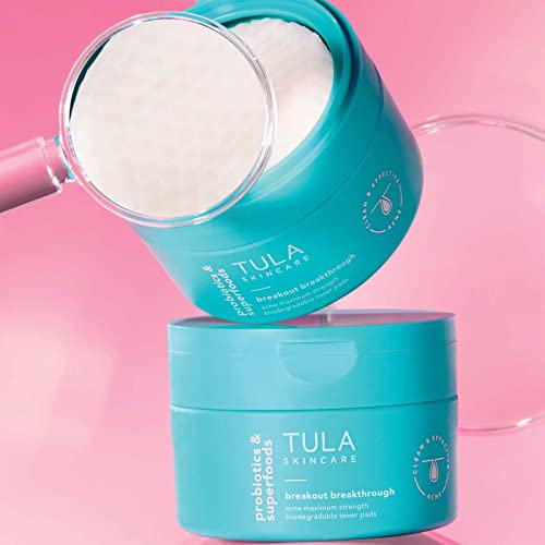 Skin Care – Pads Tônicos Máximo Poder Antiacne, Biodegradáveis, Sem Álcool - TULA
