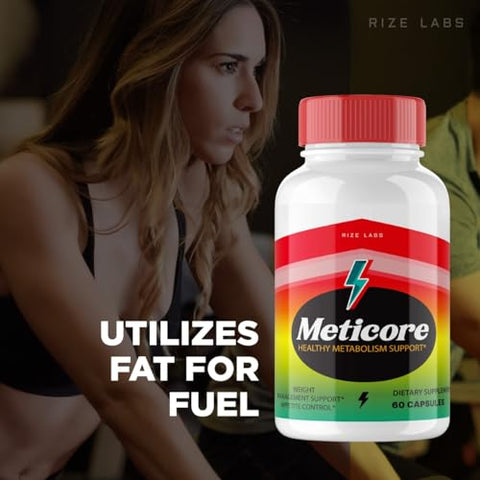rize labs - (5 Pacotes) Meticore Suplemento para Perda de Peso, Cápsulas de Bem-Estar Total Meticore, Meticore para Desbloquear o Caminho para uma Vida Mais Saudável, Meticore para um Corpo Mais Magro – Compre Agora!