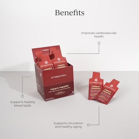 Suplemento para Saúde Cardíaca com CoQ10 e Arroz de Levedura Vermelha – 60 ml - CYMBIOTIKA