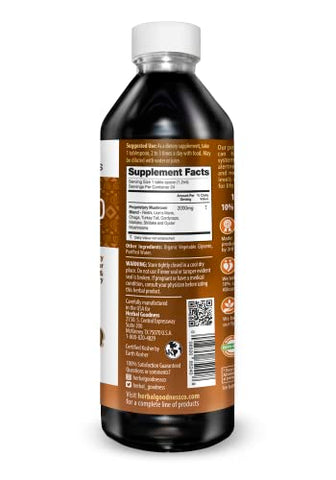 Herbal Papaya - Suplemento de Cogumelos Nootrópicos, Maná de Leão, Extrato de Cogumelo Maná de Leão, Suplemento para Clareza Mental e Foco, Suporte Imunológico, Extrato de Blend de Cogumelos, Suplemento de Cogumelo Maná de Leão