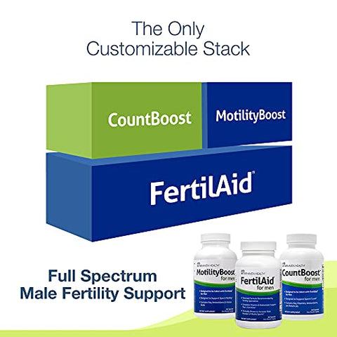FertilAid for Men – Suplemento de Fertilidade Masculina | Suporte para Contagem e Motilidade | Pré-Concepção para Ele | Inclui Zinco e - Fairhaven Health