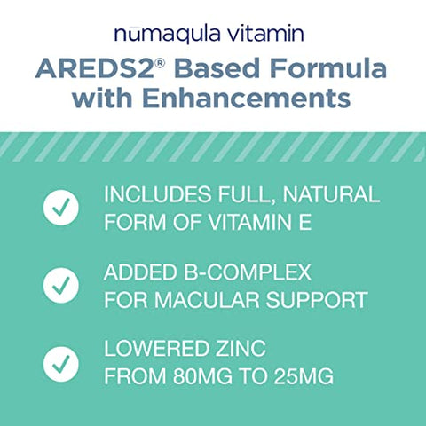 PRN Physician Recommended Nutriceuticals - PRN nūmaqula Vitamin – Vitaminas para os Olhos com Luteína – Fórmula AREDS2 – 60 cápsulas