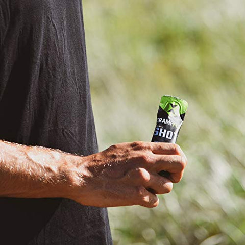 CRAMPFIX - Alívio e Prevenção de Cãibras Musculares – Sports Shot 9 Sachês Portáteis Framboesa Natural (Marca)