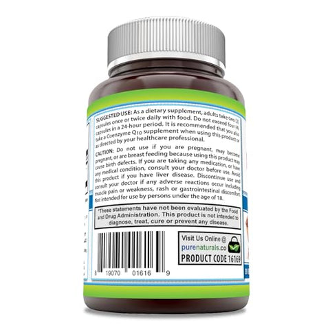 Red Yeast Rice 1200 Mg por Porção, 240 Cápsulas | Não-OGM | Sem Glúten | Fabricado nos EUA - Pure Naturals