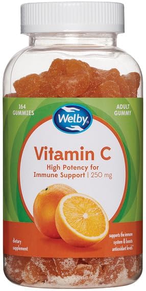 Generic - Welby Supplements: Vitamina C Gummy – 250 mg (164 Gummies) | Comprimidos de Vitamina C em Goma – 250 mg (164 Gummies)