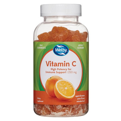 Generic - Welby Supplements: Vitamina C Gummy – 250 mg (164 Gummies) | Comprimidos de Vitamina C em Goma – 250 mg (164 Gummies)
