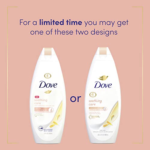 Sabonete Líquido Calmante para Pele Sensível com Óleos de Calêndula Hidrata e Repõe a Pele Livre de Sulfatos 650 ml 4 Unidades - Dove