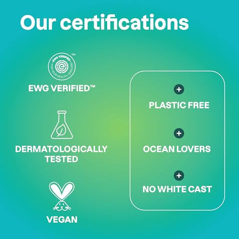 Protetor Solar Mineral ATTITUDE Stick com Óxido de Zinco, FPS 30, Verificado pelo EWG, Livre de Plástico, Proteção UVA/UVB de Amplo Espectro, Testado Dermatologicamente, Vegano, Sem Fragrância, 60g
