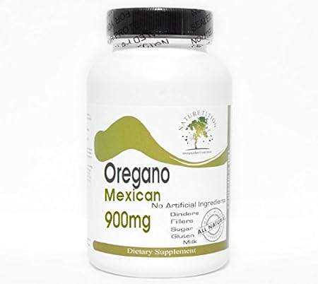 Naturetition Supplements - Oregano Mexicano 900mg ~ 180 Cápsulas – Sem Aditivos | Marca: OreganoMex |