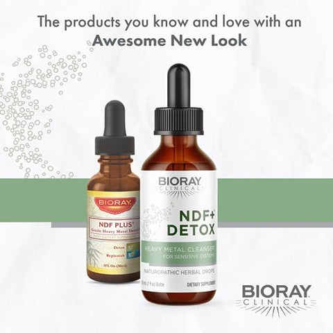 Clinical NDF Plus – 30 ml – Remove Naturalmente Toxinas do Corpo – Não-OGM, Vegetariano, Livre de Glúten - BIORAY