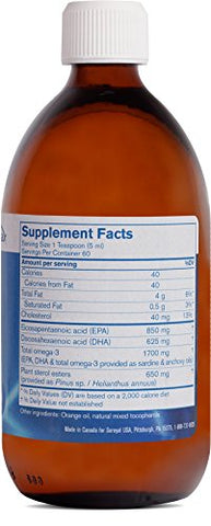 Finest Pure Fish Oil com Plant Sterols e Óleo Essencial de Laranja para Apoiar a Saúde Cardiovascular Ótima | 300 ml - Pharmax