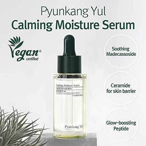 Pyunkang Yul - PYUNKANG YUL Kit Presente Linha Calmante – Cuidados Essenciais Diários para Hidratação Facial com Tônico, Sérum, Creme, Seguro para Pele Acneica