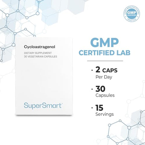 Cycloastragenol Máxima Potência 25mg por Dia (98% Pureza) – DNA | Comprar Online - Supersmart