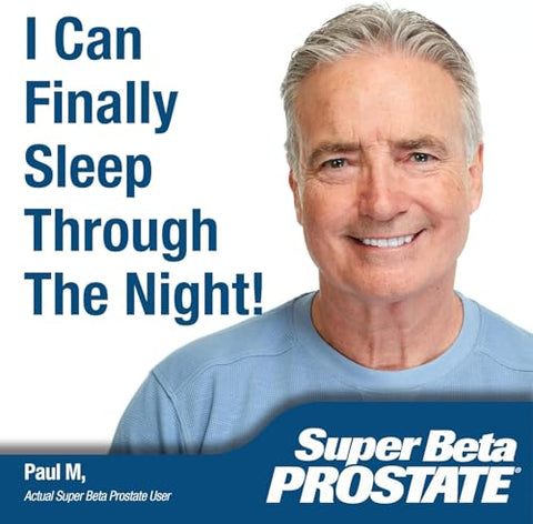 SUPER BETA PROSTATE - Suplemento de Suporte para a Saúde Masculina – Reduza idas ao banheiro, promova sono, melhor esvaziamento da bexiga