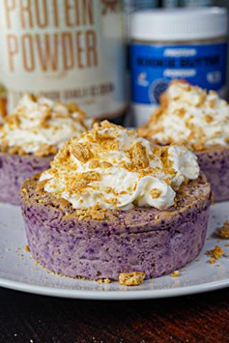 Flexible Dieting Lifestyle - Pó de Manteiga de Cookie de Proteína Vegana – Blueberry Pastry | Sem Laticínios, Amigável ao Keto, Baixo Carboidrato, Sem Açúcar | Fácil de Misturar, Assar e Espalhar | 220g