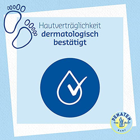 Penaten - PENATEN Creme de Proteção para Feridas, Creme Calmante para Proteção de Feridas de Bebê com Óxido de Zinco para Proteção na Área da Fralda 200 ml / 6,76 g