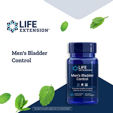 Controle da Bexiga para Homens – Próstata | 60 Cápsulas | Saúde Masculina - Life Extension