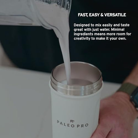 Paleo Pro - Proteína em Pó PaleoPro de Pasto, Livre de Glúten e Laticínios | Sem Açúcar, Soja, Grãos ou Carboidratos Líquidos | Paleo