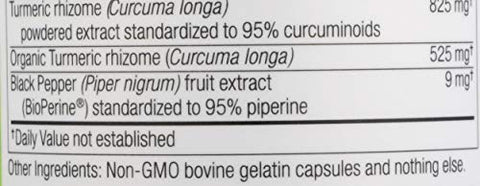 Oregon's Wild Harvest - OREGONS WILD HARVEST Cúrcuma, 60 CT – Benefícios para a saúde, 100% natural | Marca OREGONS WILD HARVEST