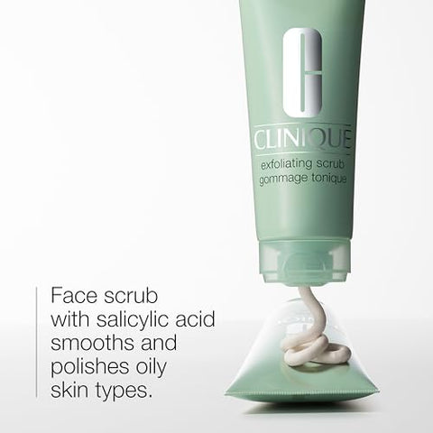 Clinique Esfoliante Facial para Pele Oleosa, com Ácido Salicílico – 100g