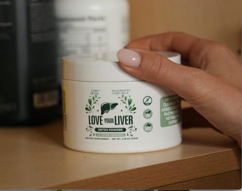 Love Your Liver - Detox Cleanse Powder – 42 Porções de Limpeza do Fígado Detox | Pó Detox para Limpeza do Fígado – 42 Porções | Marca em Destaque