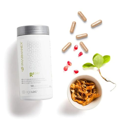 Nu Skin ageLOC R² Day – Suplemento Nutricional Anti-Envelhecimento com Purificação Celular Superior e Produção de Energia Celular