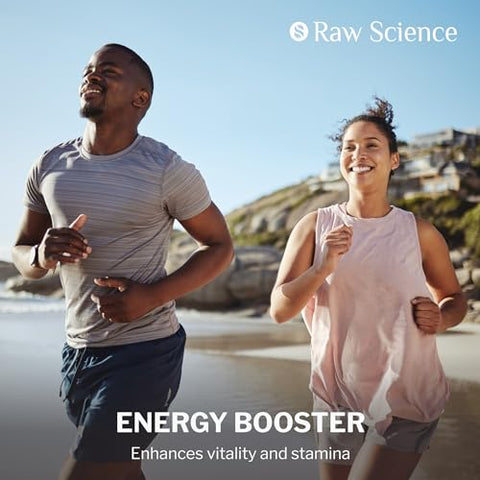 S RAW SCIENCE - Complexo de Vitaminas B em Cápsulas – B1 B2 B3 B5 B6 B7 B9 B12, Biotina, Ácido Fólico, Vitamina C para Energia